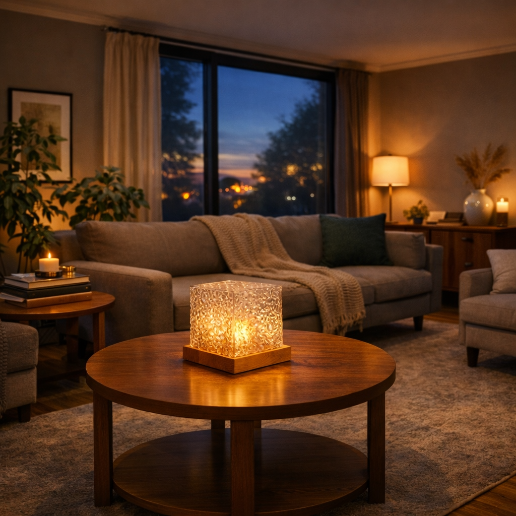 EchoGlow™ Square Lamp